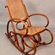 Rocking chair in curved wood