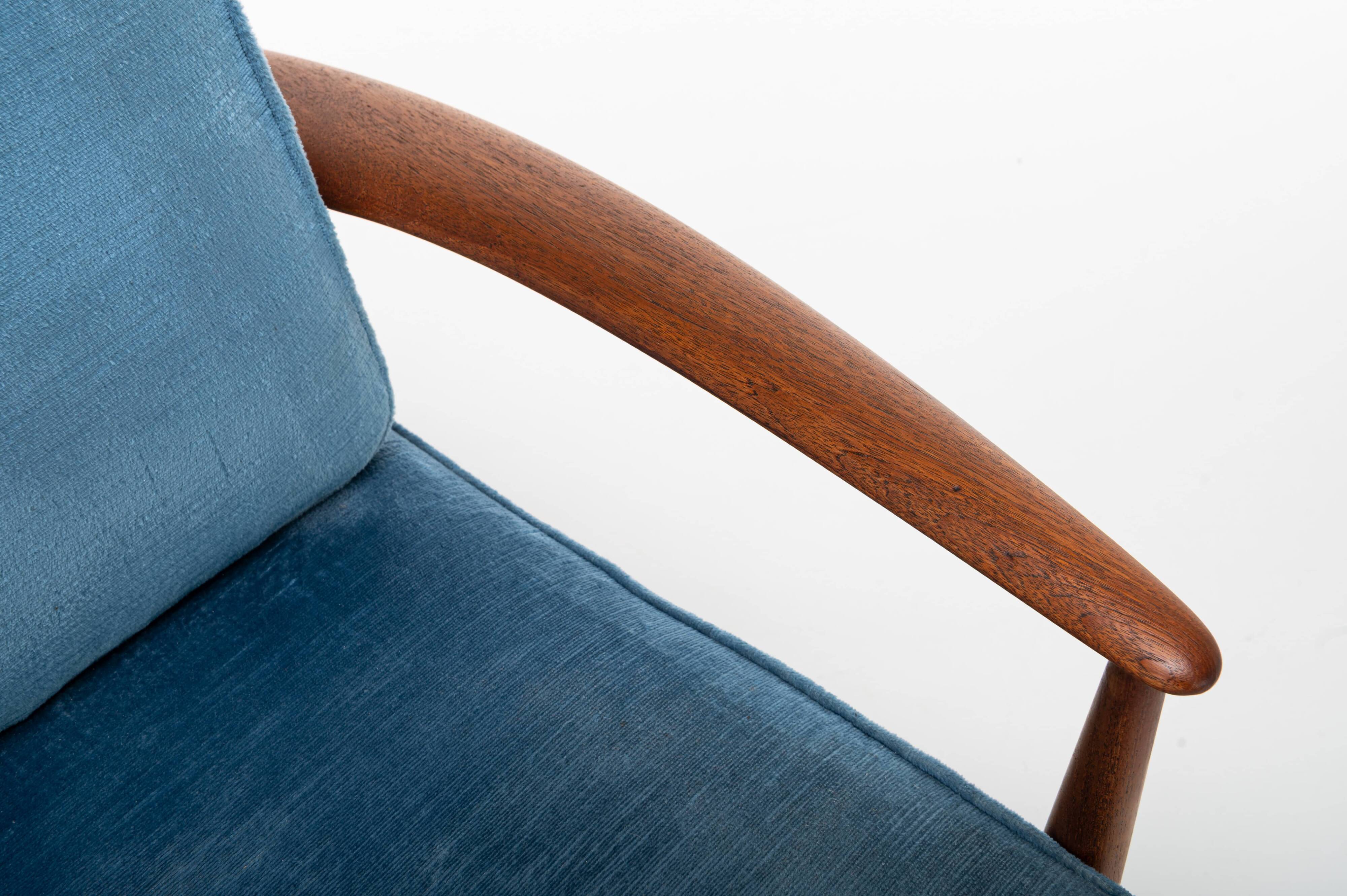 Pair of easy chairs by Grete Jalk for France & Daverkosen, Denmark 1962