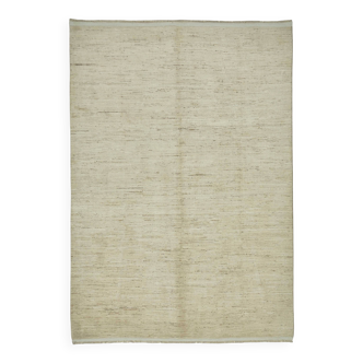 Handmade Turkish One of a Kind 210 cm x 301 cm Beige Wool Carpet