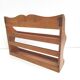 Wooden wall shelf for spices