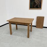 Oak farmhouse table 120cm + 200cm extensions