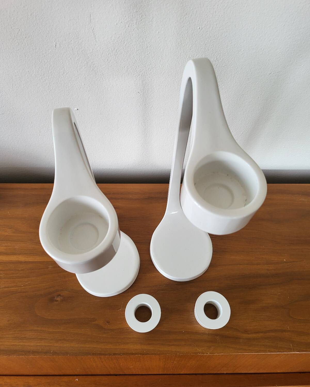 Pair of IKEA design candlesticks 90 Monika Mulder
