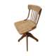 Wooden revolving chair