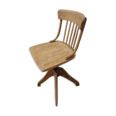 Wooden revolving chair