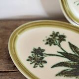 Ravier en grès Herbier Gien vintage