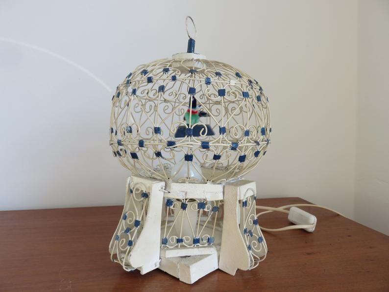 Lamp "bird cage" from the 50s and 60s