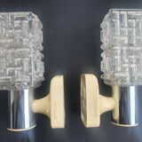 Pair of wall sconces Targetti 1970s Italy