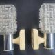 Pair of wall sconces Targetti 1970s Italy