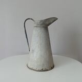 Antique zinc water pitcher