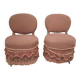 Paire de chaises "crapaud:" Napoléon III