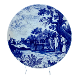 Decorative dish in Dutch porcelain