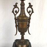 Pair of marble and bronze candelabra, nineteenth