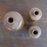 Wynand Fockink Amsterdam 1 liter and 1/2 liter stoneware bottles