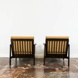 Fauteuils style Mid-Century de Zenon Bączyk, années 1960, lot de 2