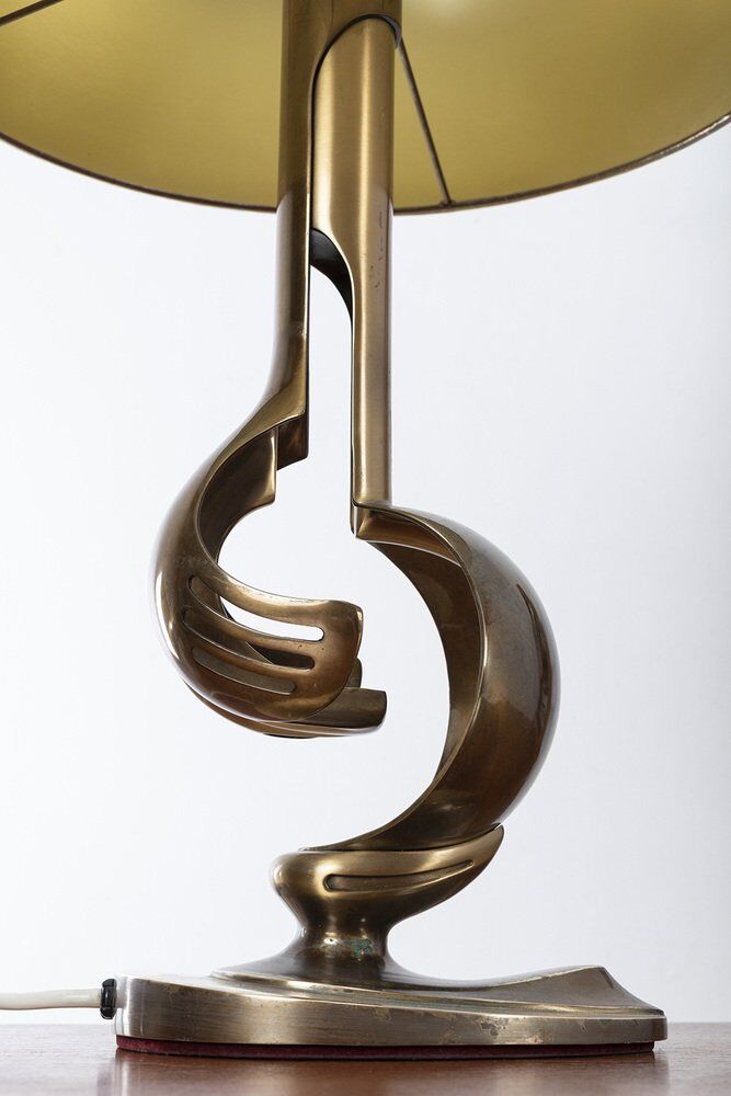 Italian Brass Table Lamp