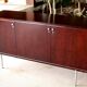 Sideboard solid wood and steel, France, cira 1970, Negroni edition