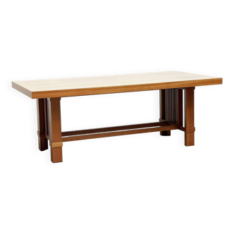Frank Lloyd Wright “608 Taliesin” Dining Table signed Cassina, 1986