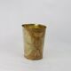 Wastepaper basket Massilly France vintage sheet metal decoration planisphere, 1960