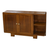 Meuble d’appoint Art Déco en chêne 1940’s