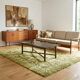 Table basse vintage design L. Levi McGuire en bambou, Italie, années 1980
