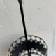 VINTAGE UMBRELLA STAND: BLACK & GOLD