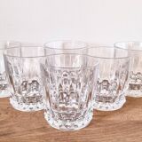 6 verres à eau / whisky en cristal