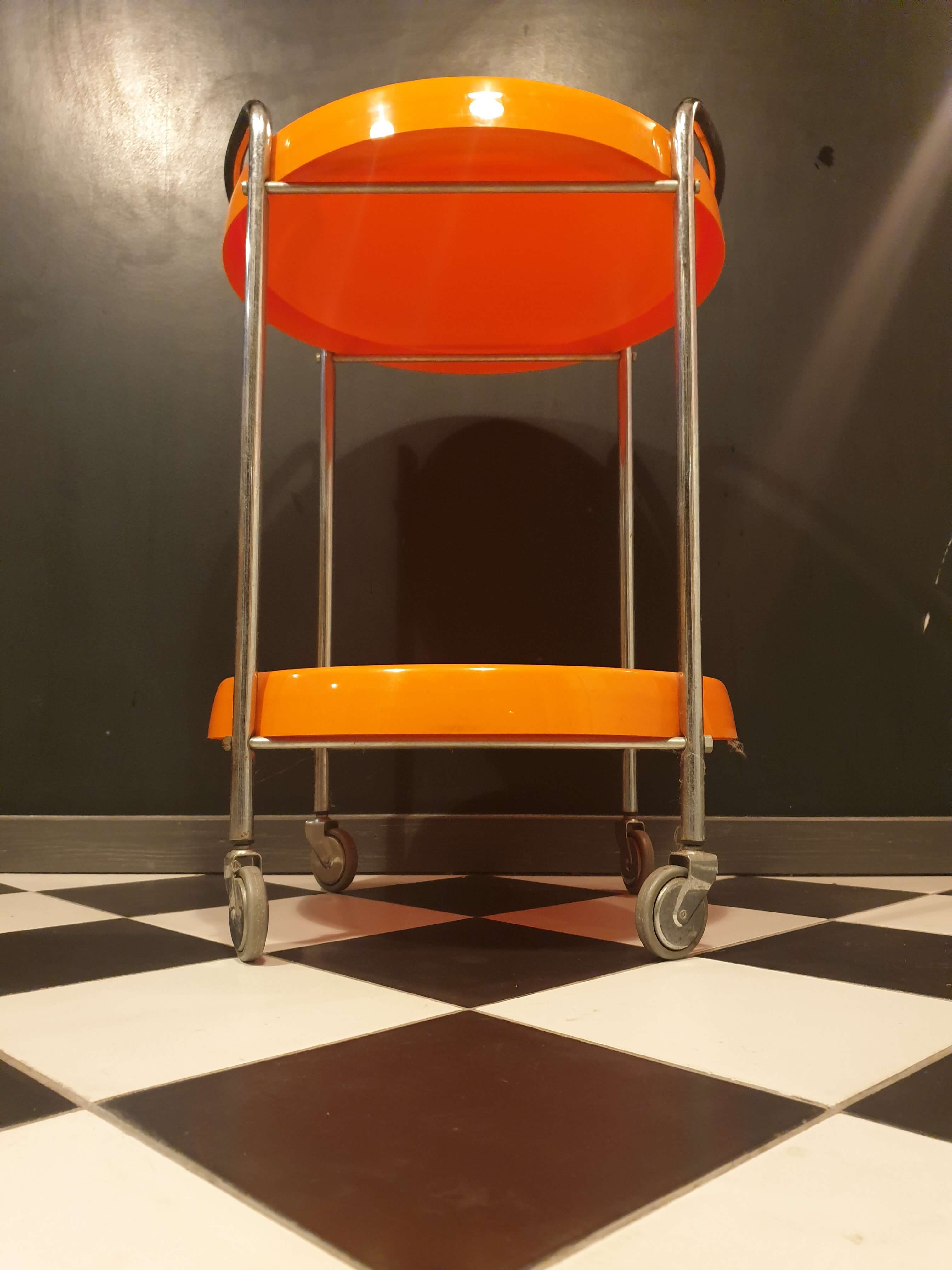 Seventies orange dessert