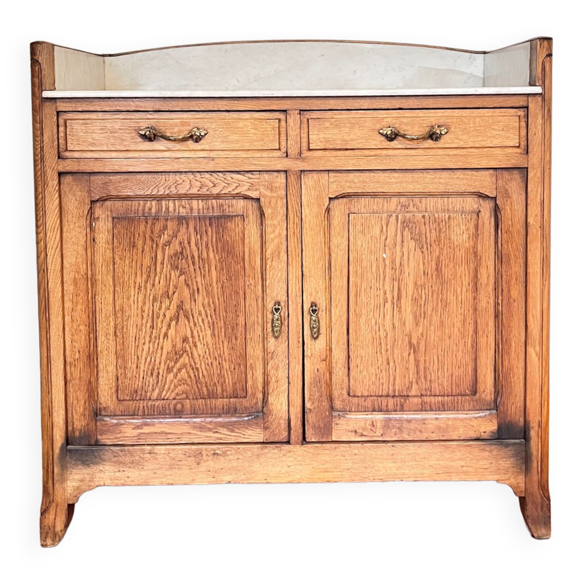 Dresser raw oak and marble