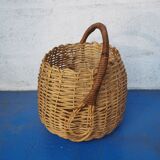 Rattan round basket