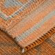 Orange & Green Turkish Runner Rug, 84x368Cm