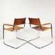 Pair of Bauhaus S34 chairs, designed by Mart Stam, Bulthaup, Germany, 1980s