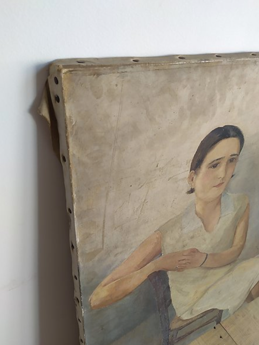 Woman oil portrait 20/30 years