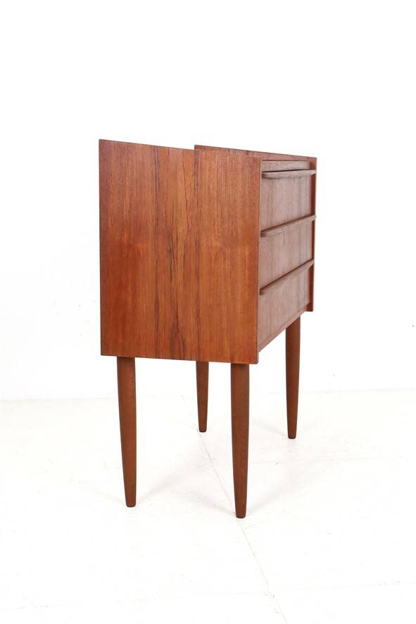 Filigree mid-century teak chest of drawers / Danish modern design / 1960s