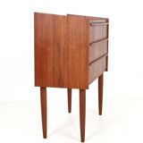 Filigree mid-century teak chest of drawers / Danish modern design / 1960s