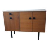 Enfilade basse sidebord scandinave vintage années 50 60