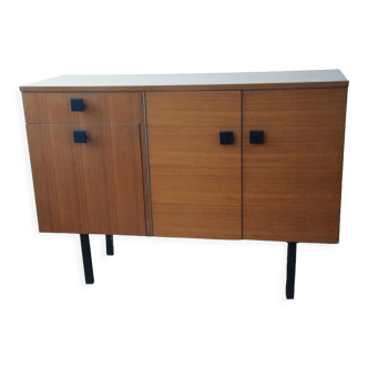 Enfilade basse sidebord scandinave vintage années 50 60