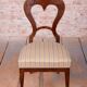 Biedermeier Chairs in Walnut, Austria, 1830s, Set of 4