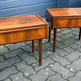 Early Pair of Danish Bedside Tables 1960s