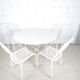 Garden set - 4 René Malaval chairs and table