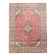 Tapis persan vintage en laine noué main, rouge, motifs floraux, 291x384 cm