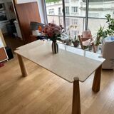 Marble/wood dining table