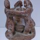 ceramic candlestick centrepiece terracotta patina