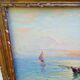 Marine italienne – Huile sur panneau signée Italo Giordani