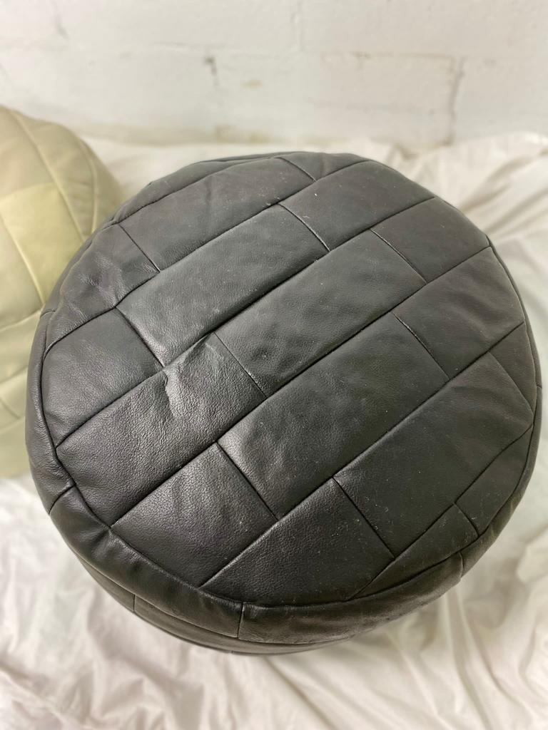 Vintage patchwork ottoman