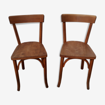 Set de 2 chaises bistrot Baumann