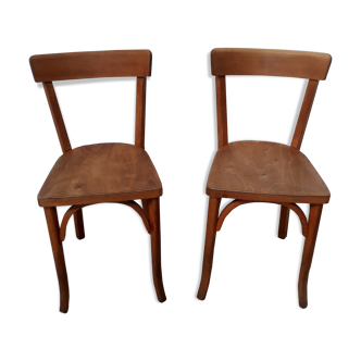 Set de 2 chaises bistrot Baumann