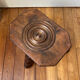 Wooden tripod stool