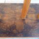 Vintage walnut burl stool