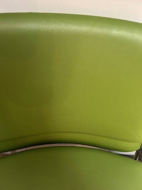 Chairs (4) Anonima Castelli - Giancarlo Piretti - DSC106 - Metal, Eco-leather