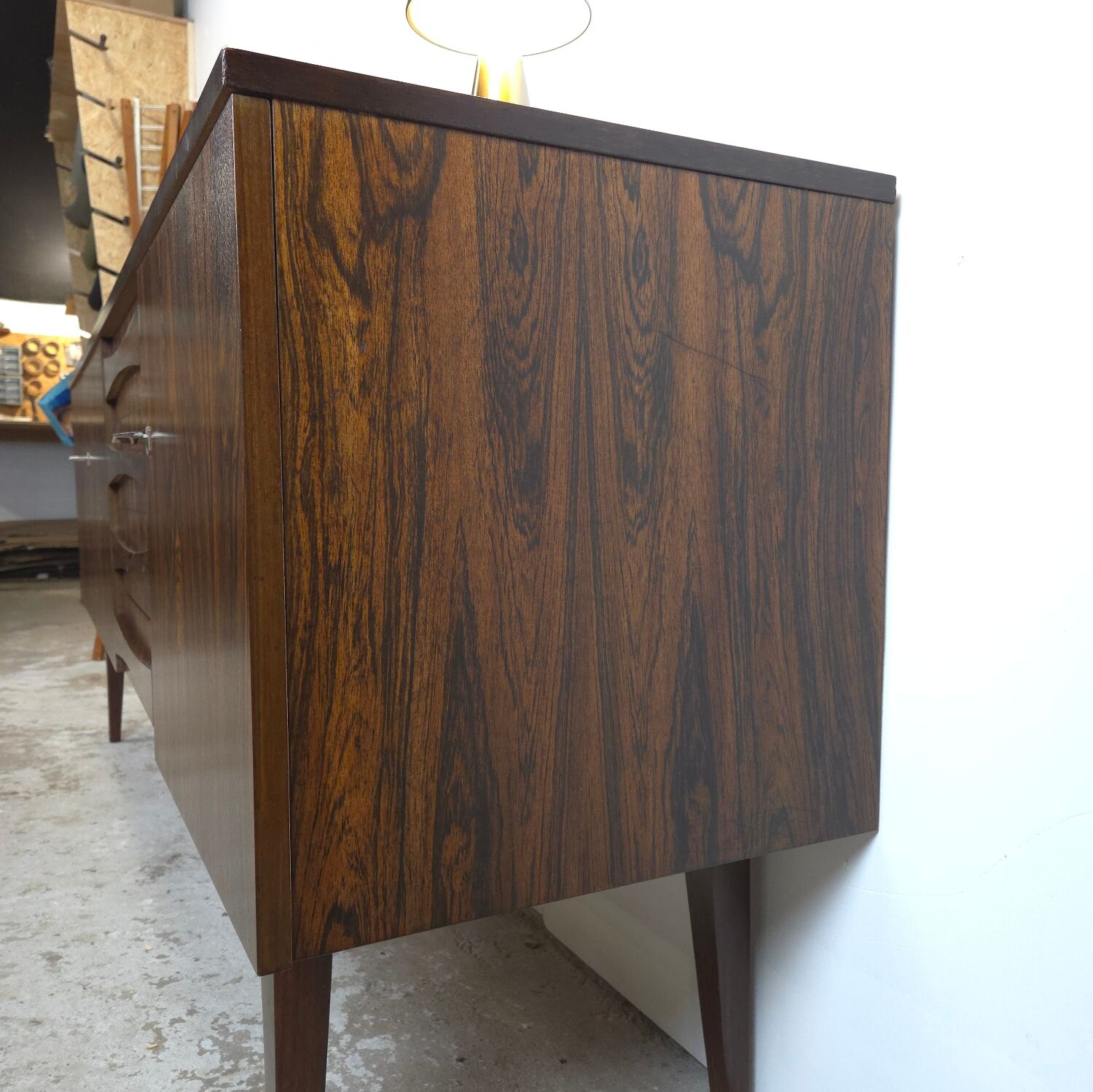 Vintage 60s - 70s rosewood sideboard TV cabinet